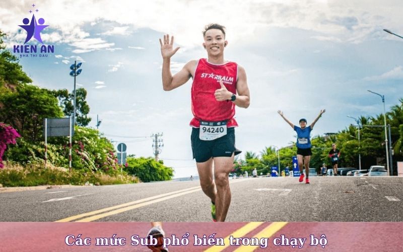 Các mức Sub phổ biến trong chạy bộ