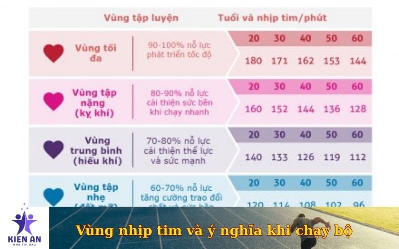Vùng nhịp tim và ý nghĩa khi chạy bộ