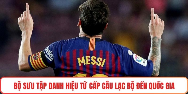 Bộ sưu tập danh hiệu từ cấp câu lạc bộ đến quốc gia